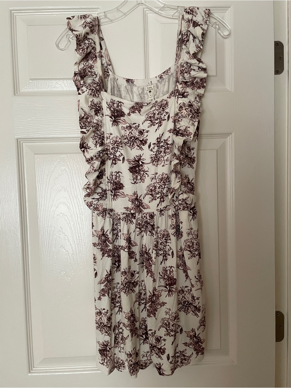 Kate Quinn Women’s Floral “The Woods” Purple/Pink/Cream Romper - Size Medium